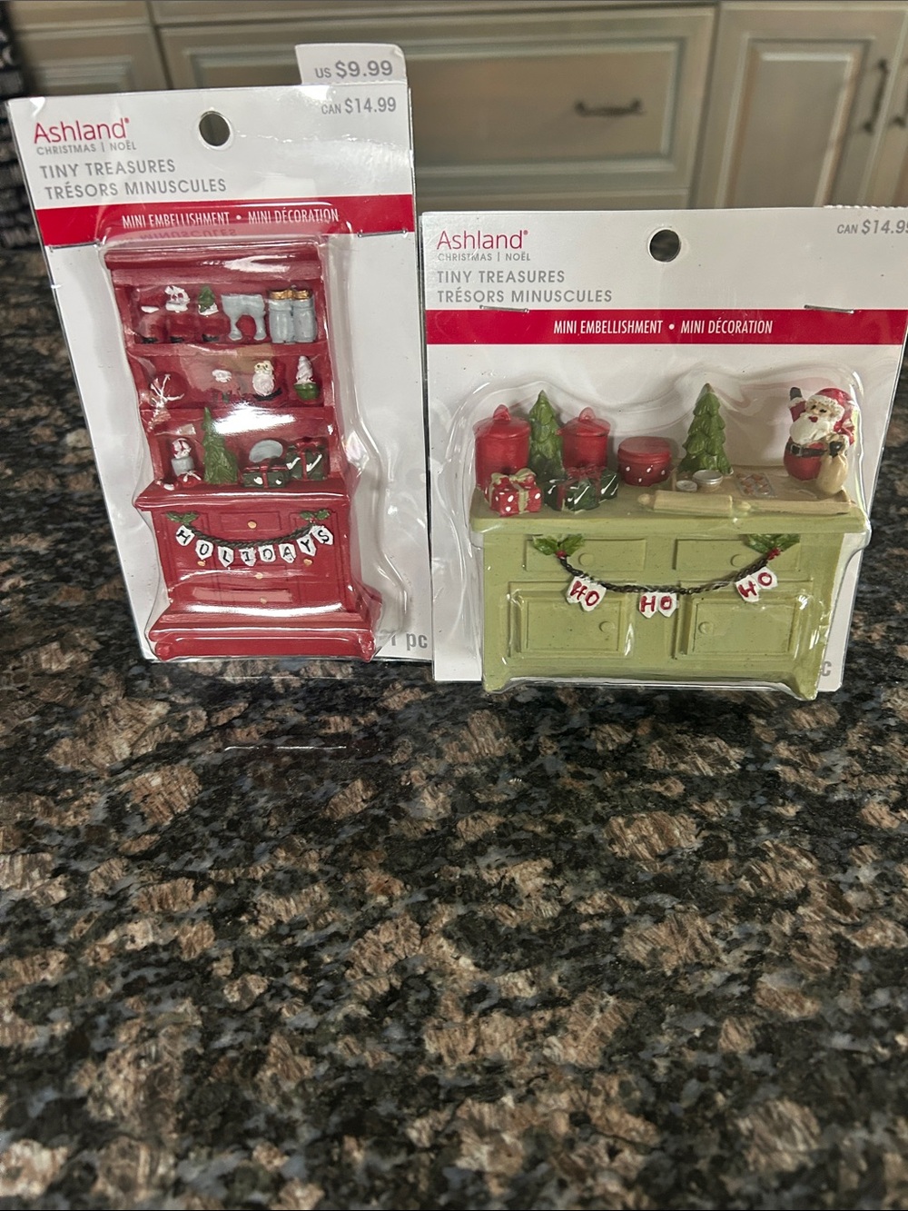 ASHLAND HOLIDAY TINY TREASURES  LOT OF 2 NWT